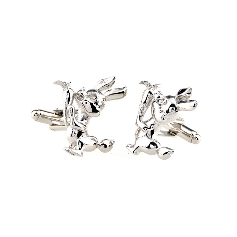 Animals Plants Plain Colour Metal Cufflinks