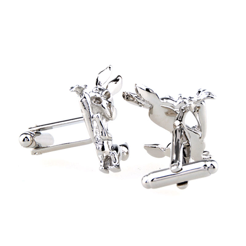 Animals Plants Plain Colour Metal Cufflinks