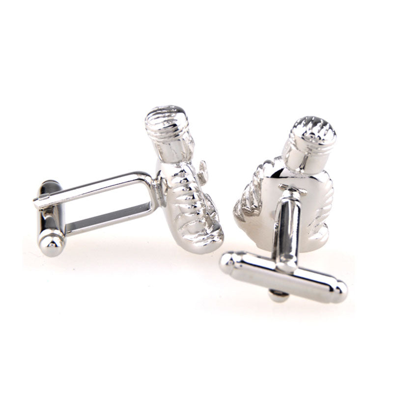 Plain Colour Metal Cufflinks