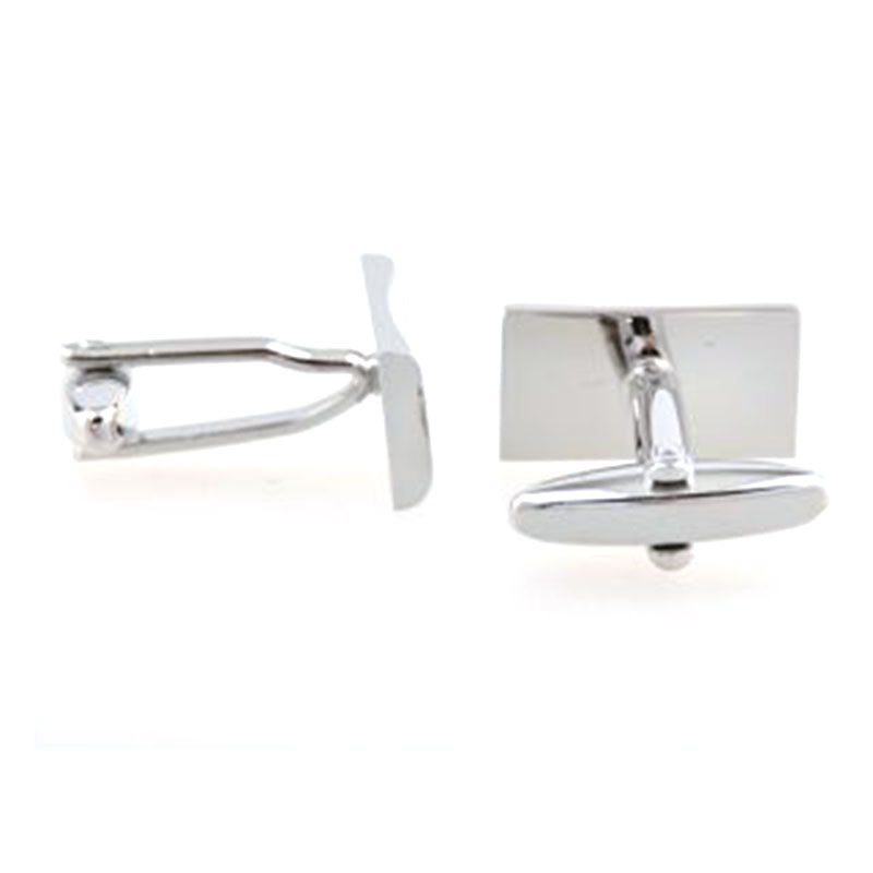 Plain Colour Metal Cufflinks