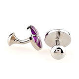 Enamel Dropping Glue Cufflinks