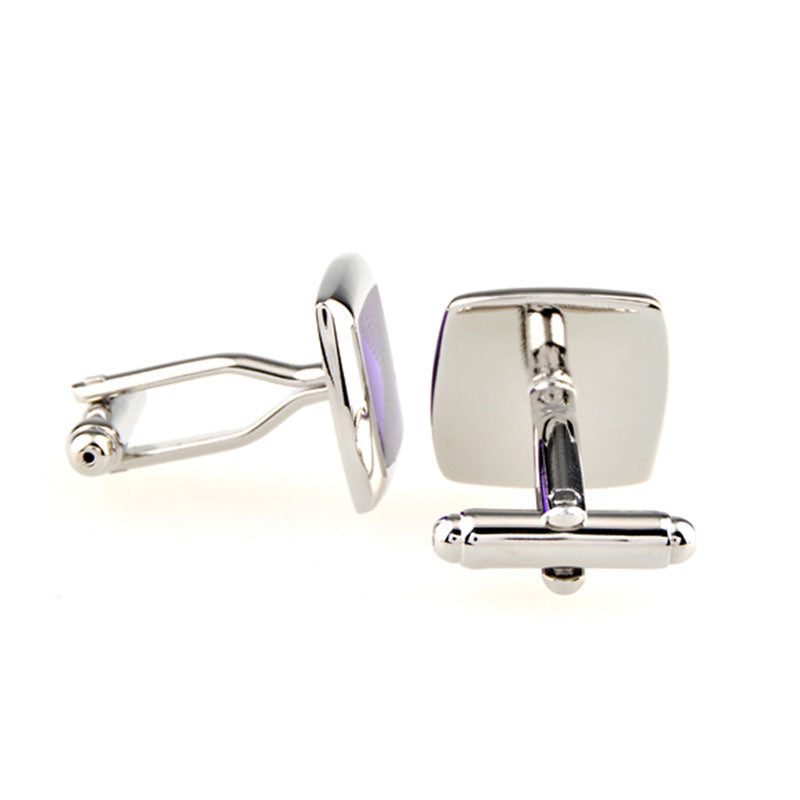 Enamel Dropping Glue Cufflinks