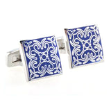 Enamel Dropping Glue Cufflinks