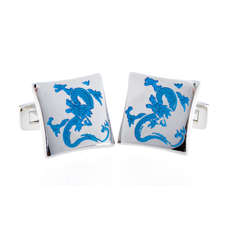 Enamel Dropping Glue Cufflinks