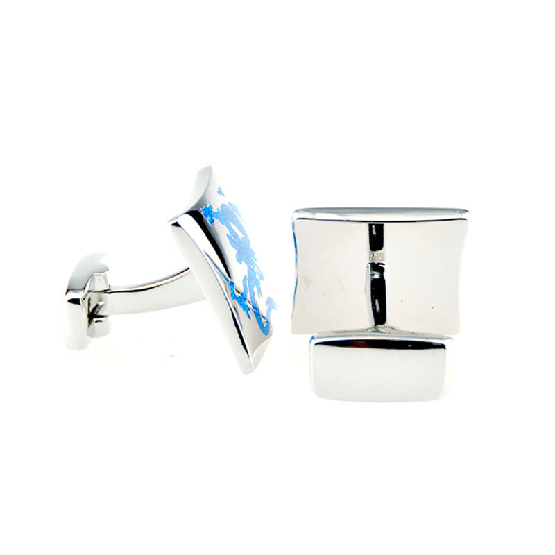 Enamel Dropping Glue Cufflinks