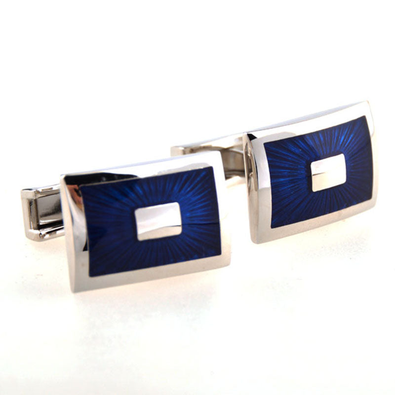 Enamel Dropping Glue Cufflinks