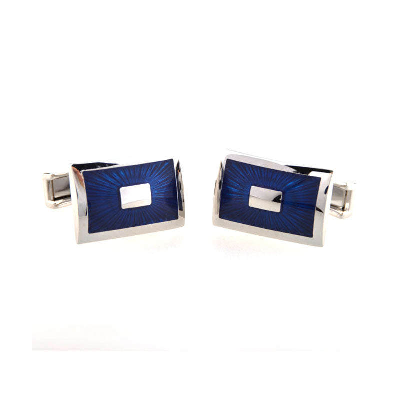 Enamel Dropping Glue Cufflinks