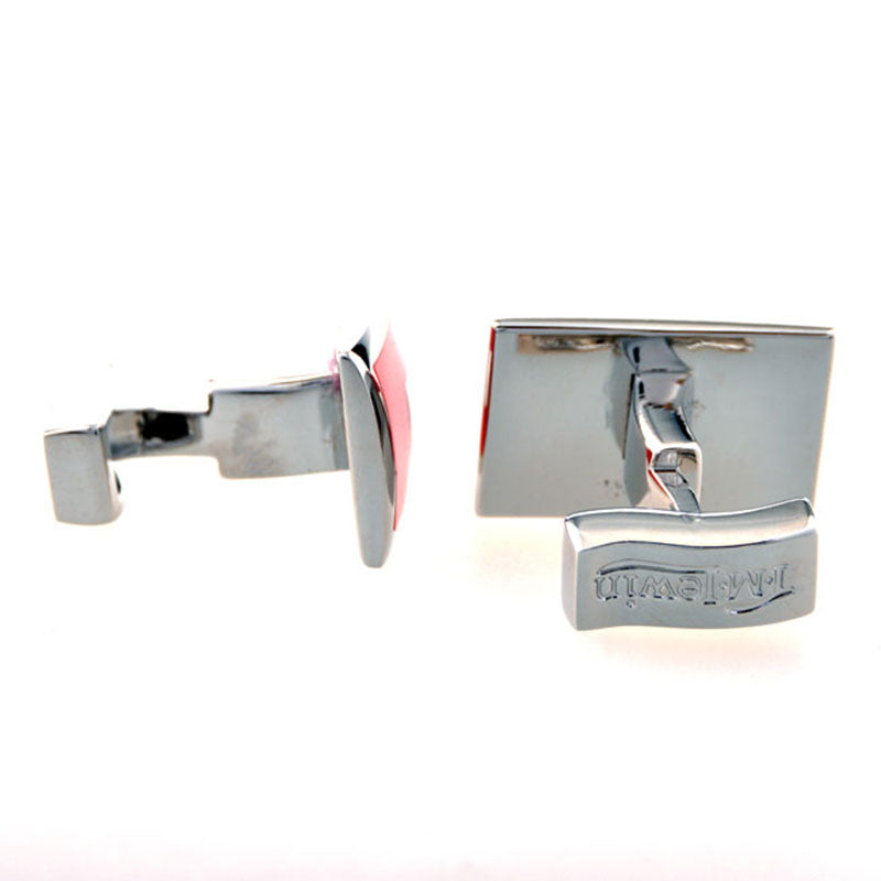 Enamel Dropping Glue Cufflinks