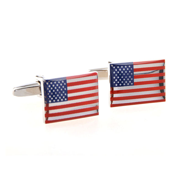 National Flag Music Enamel Dropping Glue Cufflinks