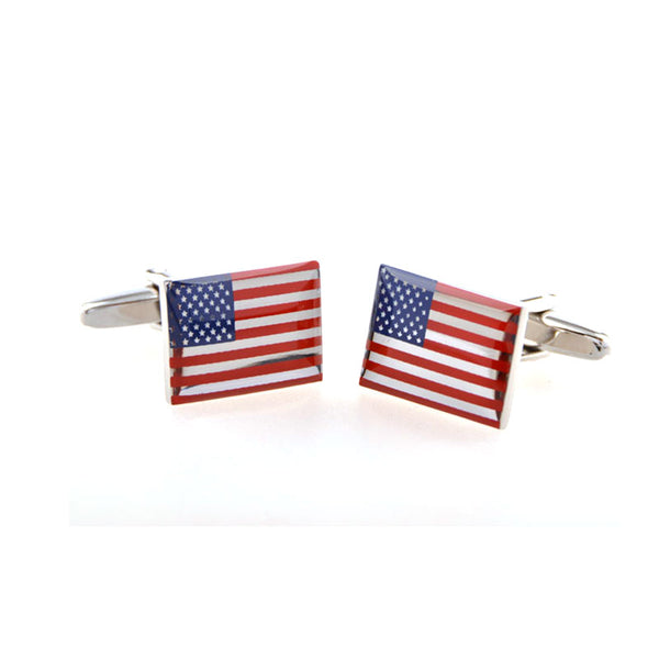 National Flag Music Enamel Dropping Glue Cufflinks