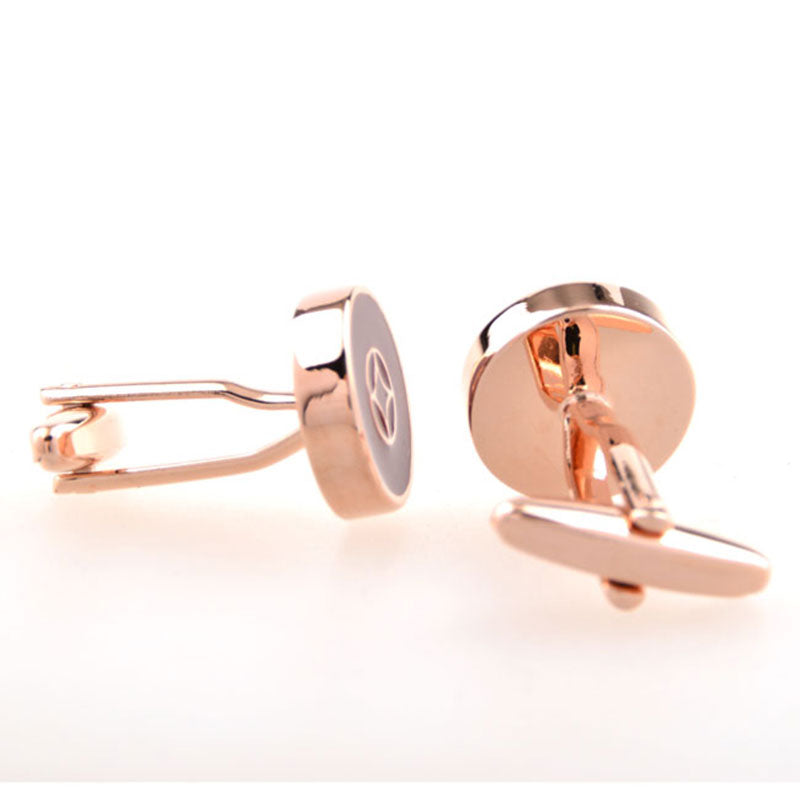 Enamel Dropping Glue Cufflinks