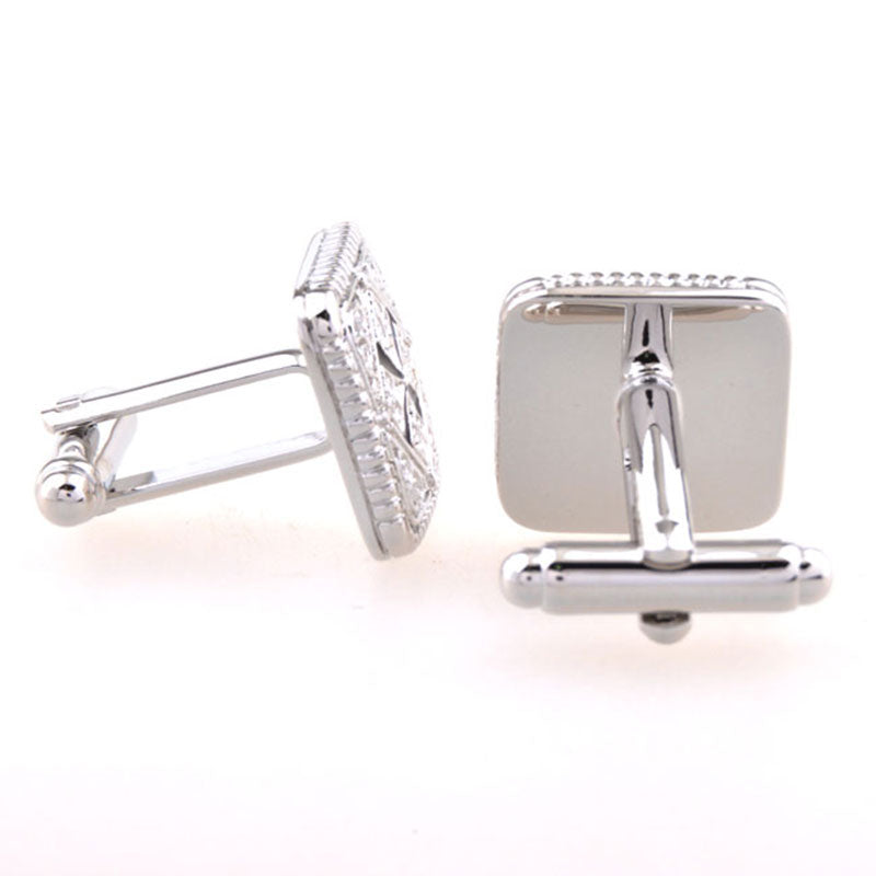 Enamel Dropping Glue Cufflinks