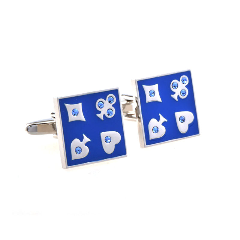 Enamel Dropping Glue Cufflinks