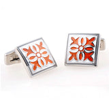 Enamel Dropping Glue Cufflinks