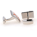 Enamel Dropping Glue Cufflinks