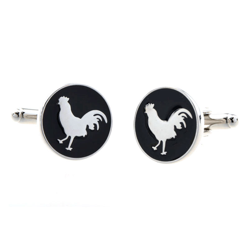 Animals Plants Enamel Dropping Glue Cufflinks