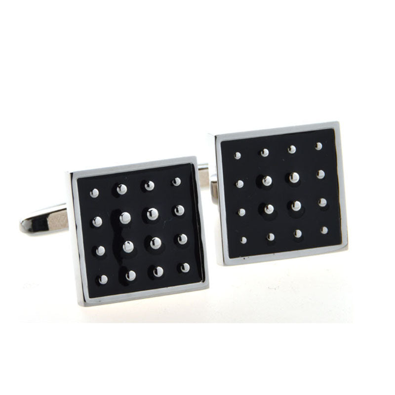 Enamel Dropping Glue Cufflinks