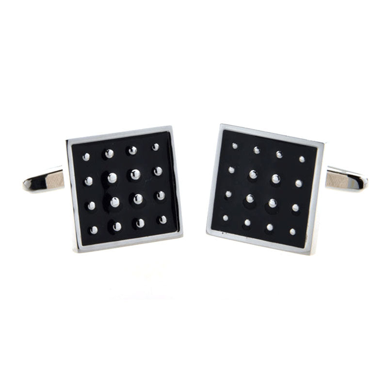 Enamel Dropping Glue Cufflinks