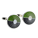 Enamel Dropping Glue Cufflinks