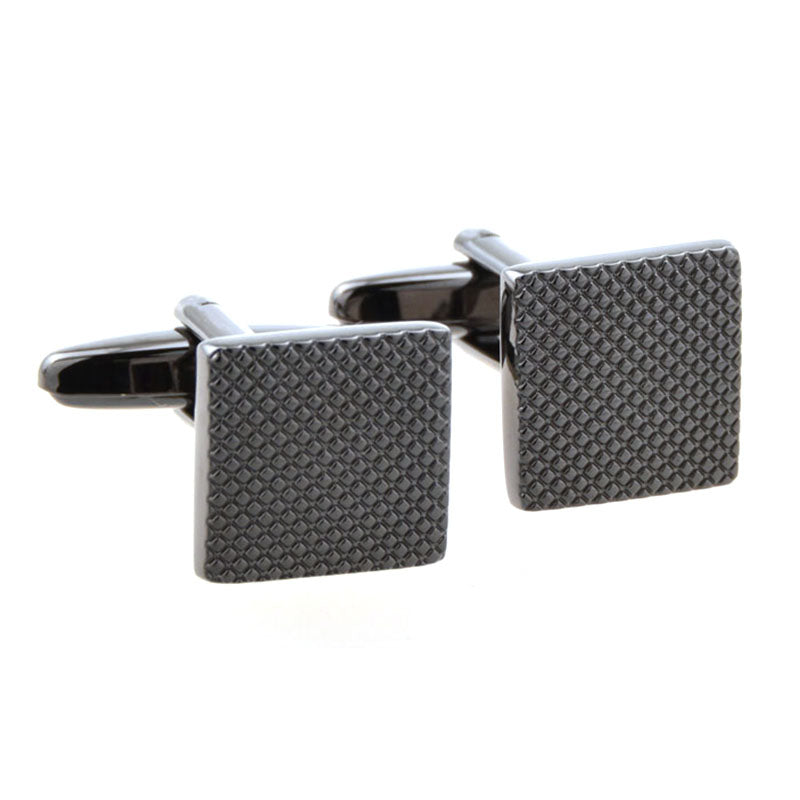 Plain Colour Metal Cufflinks