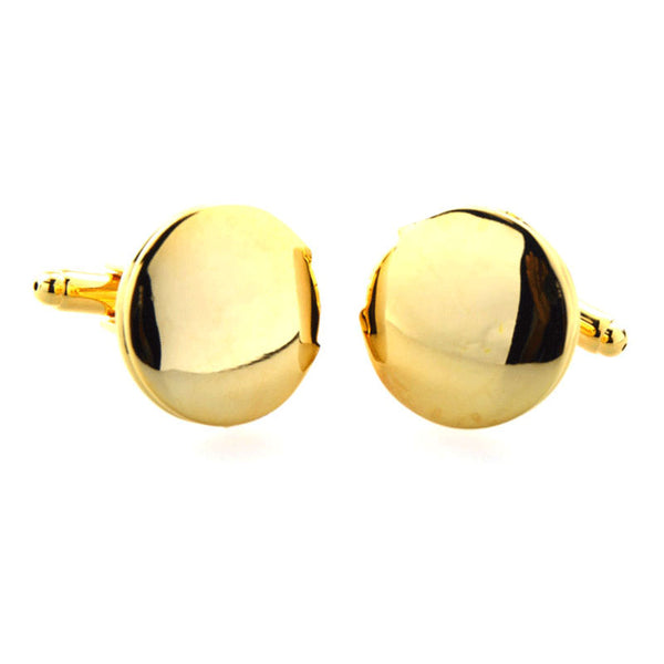 Plain Colour Metal Cufflinks