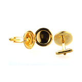 Plain Colour Metal Cufflinks