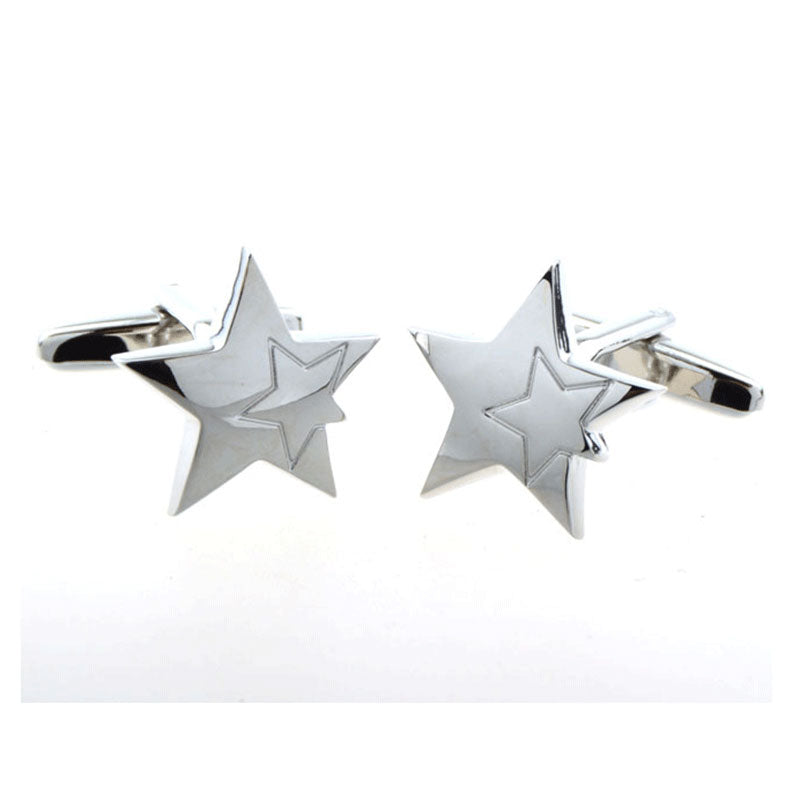 Plain Colour Metal Cufflinks