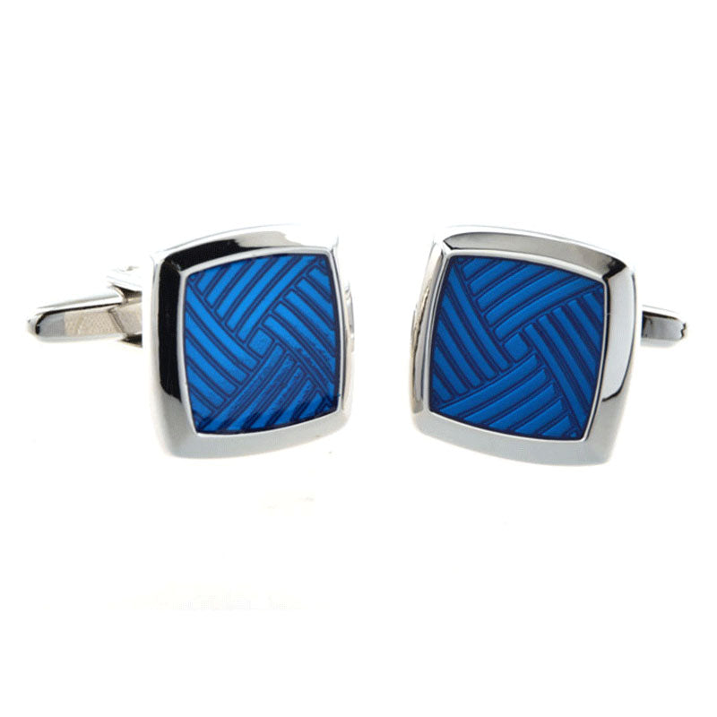 Enamel Dropping Glue Cufflinks