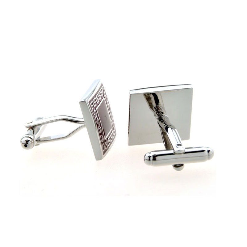 Enamel Dropping Glue Cufflinks