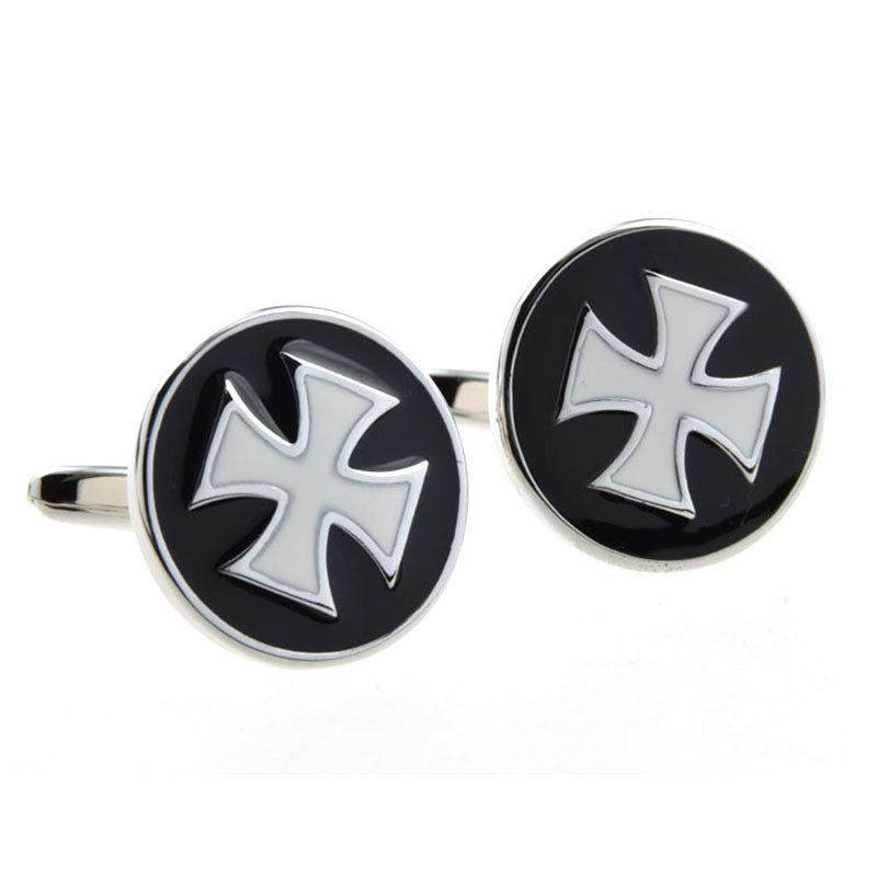 Enamel Dropping Glue Cufflinks