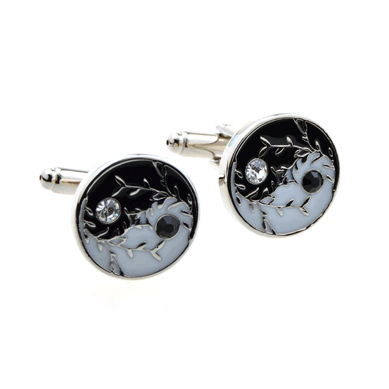 Crystal Zircon Cufflinks