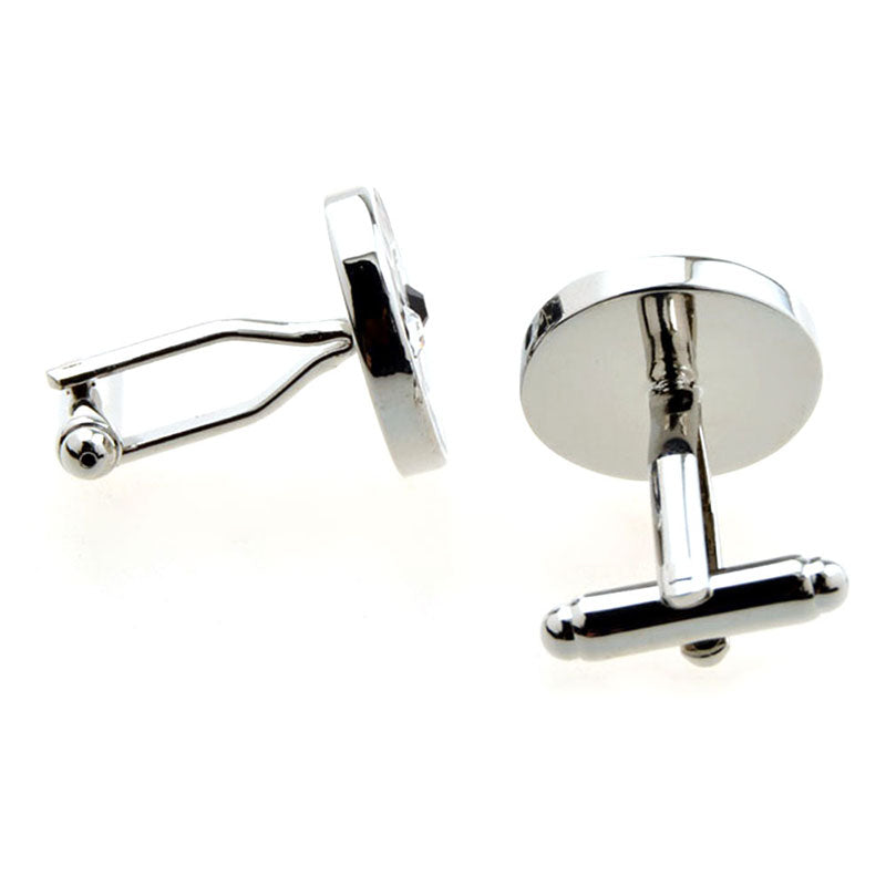 Crystal Zircon Cufflinks