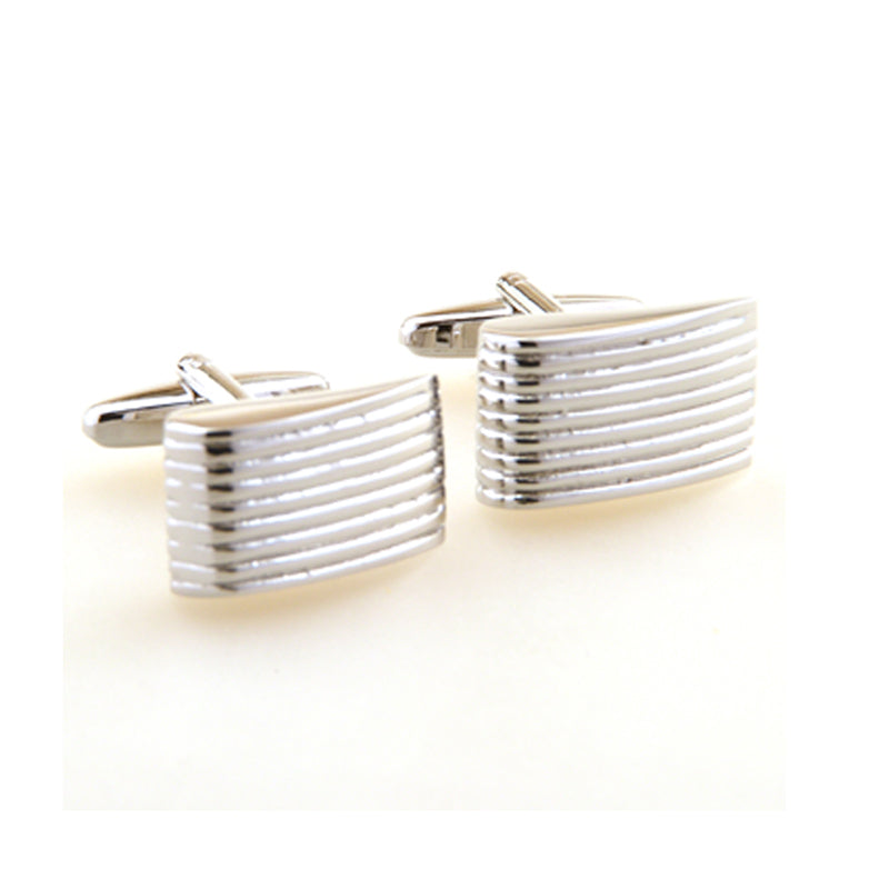 Plain Colour Metal Cufflinks