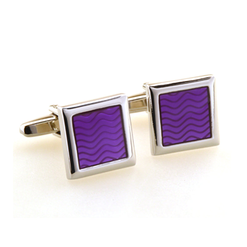 Enamel Dropping Glue Cufflinks