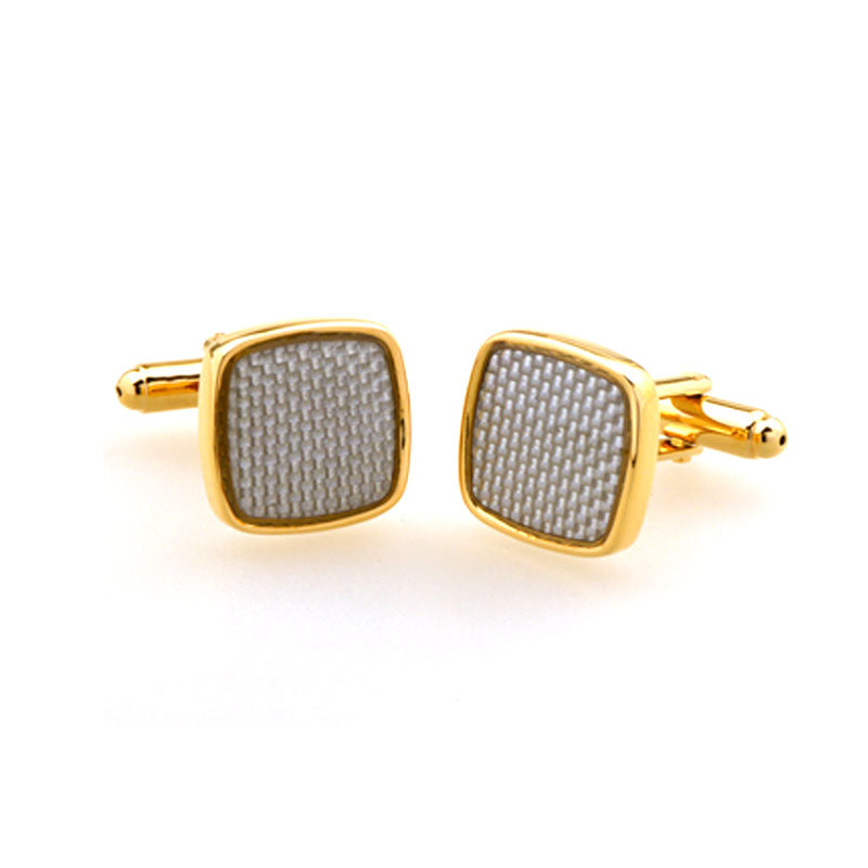 Enamel Dropping Glue Cufflinks