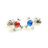 Enamel Dropping Glue Cufflinks