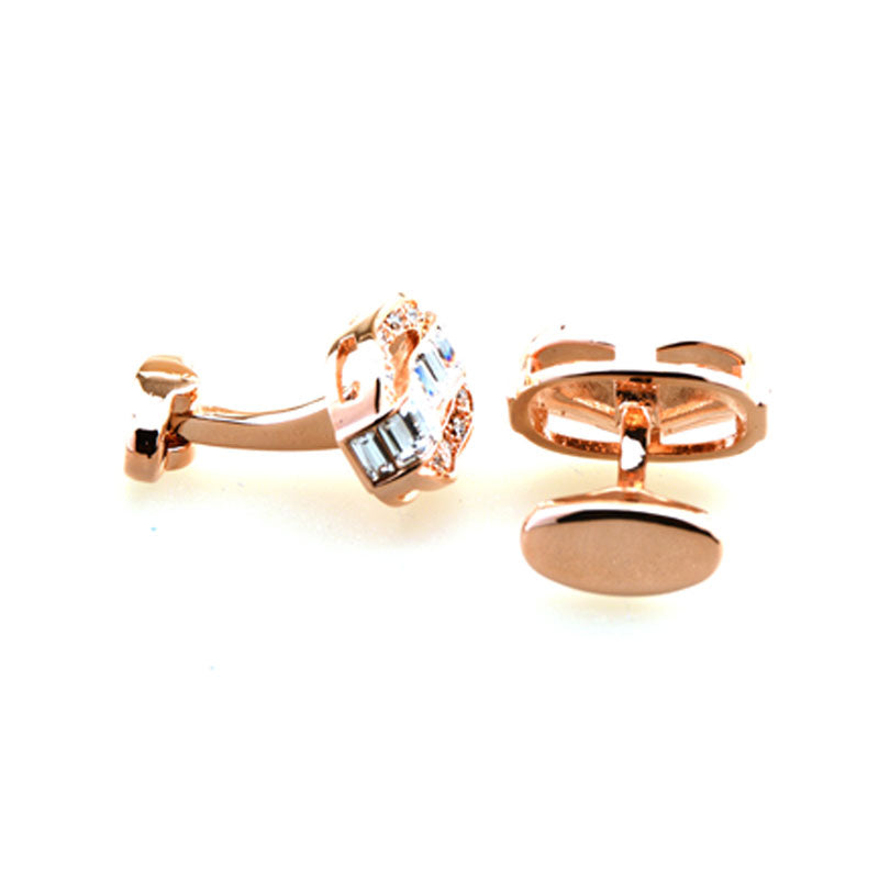 Crystal Zircon Cufflinks