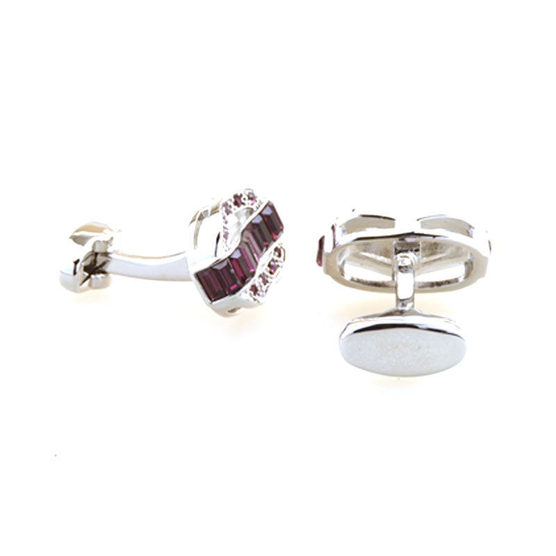 Crystal Zircon Cufflinks