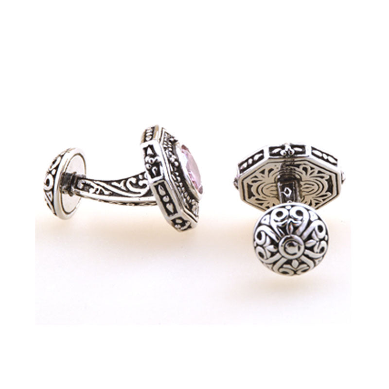 Crystal Zircon Cufflinks