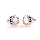 Crystal Zircon Cufflinks