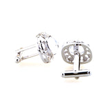 Crystal Zircon Cufflinks