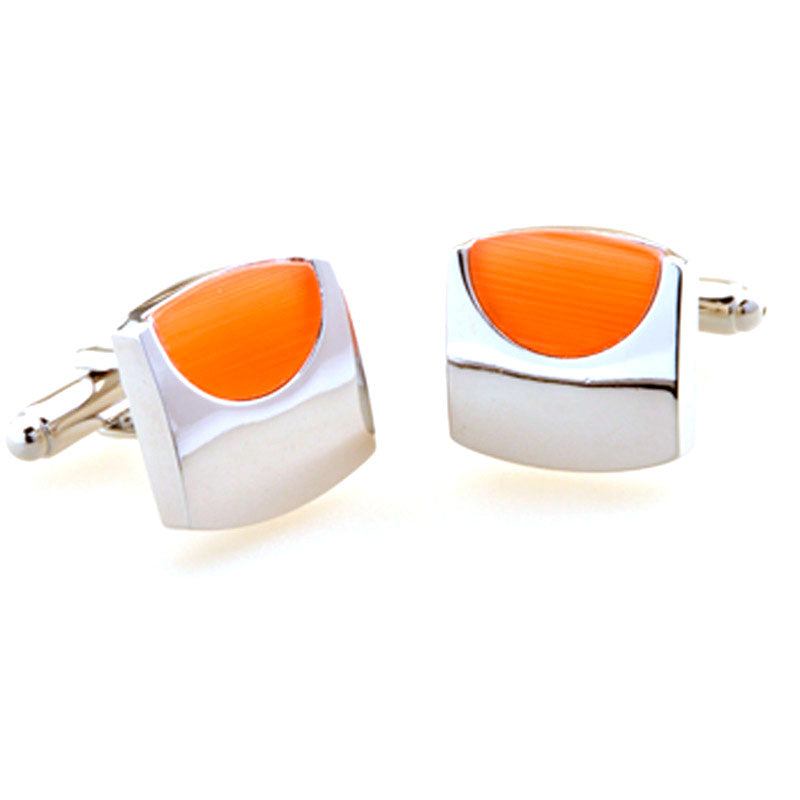 Cateye Glass Cufflinks