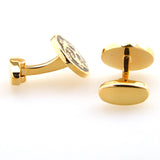 Enamel Dropping Glue Cufflinks