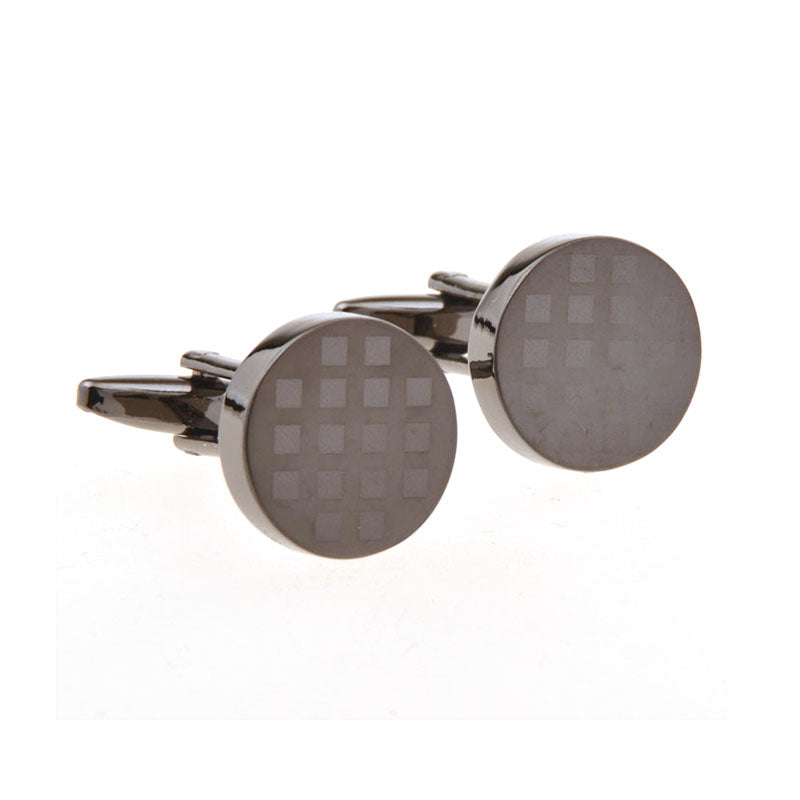 Plain Colour Metal Cufflinks