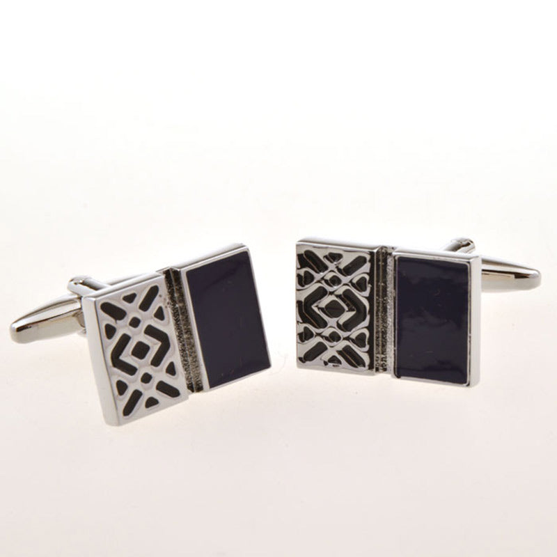 Enamel Dropping Glue Cufflinks