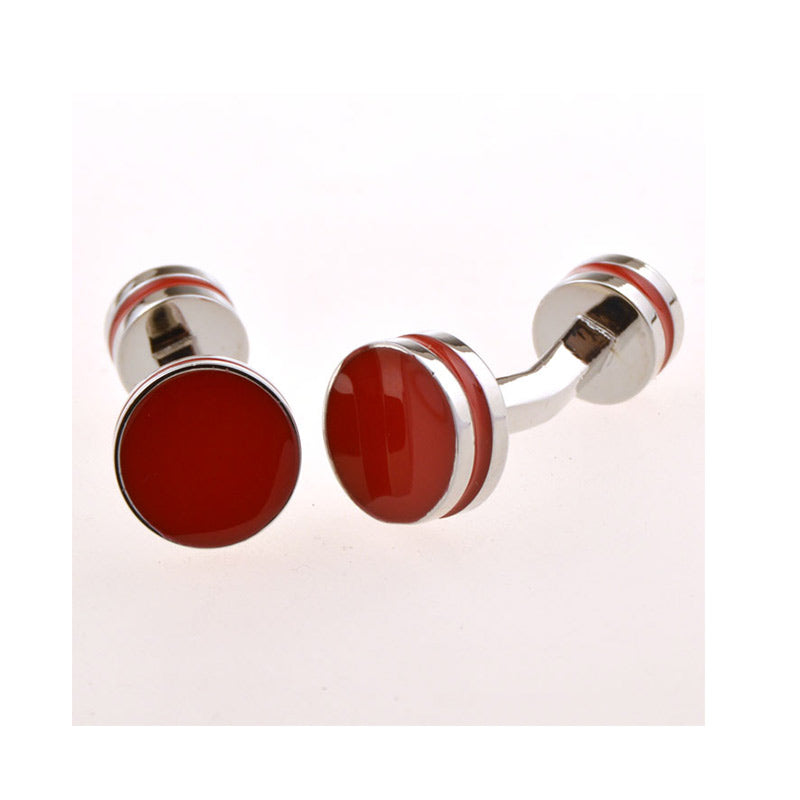 Enamel Dropping Glue Cufflinks