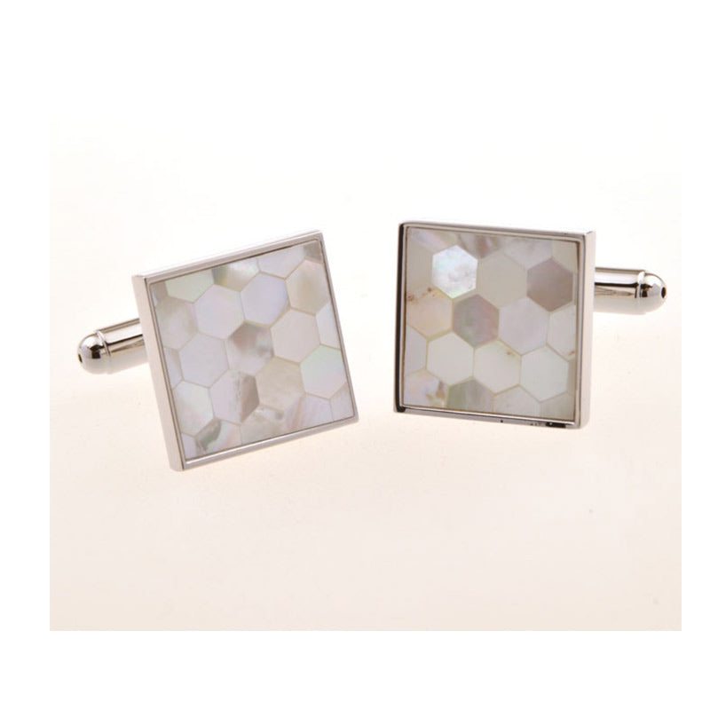 Shells Agate Cufflinks