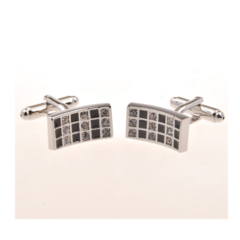 Crystal Zircon Cufflinks