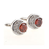 Crystal Zircon Cufflinks