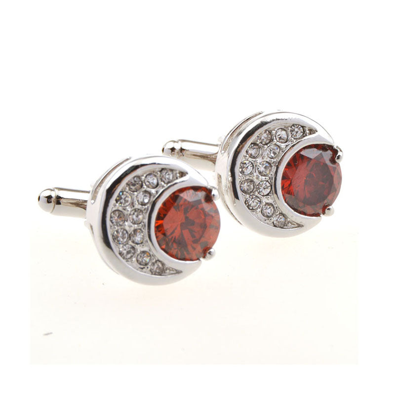 Crystal Zircon Cufflinks